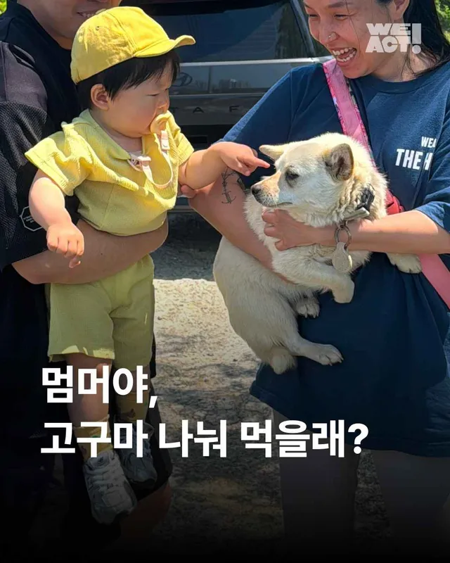 멈머야, 고구마 나눠 먹을래?