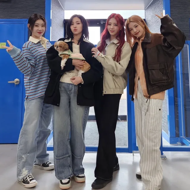 아이돌 'Itzy 있지'와 함께한 앤지, 맥